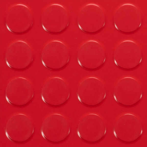 Picture of American Biltrite - AB Pure Round 18 x 18 Fire Engine Red