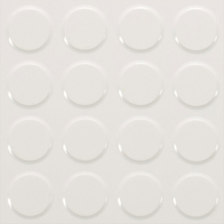 Picture of American Biltrite - AB Pure Round 18 x 18 Snowstorm