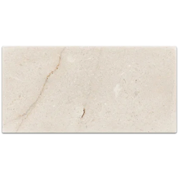 Picture of Elon Tile & Stone - Marble 3 x 6 Crema Marfil Tumbled