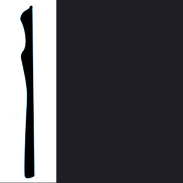 Picture of VPI Corp. - Low Dirt Retention Wallbase LDR3 4 1/2-inch Jet
