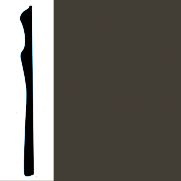 Picture of VPI Corp. - Low Dirt Retention Wallbase LDR3 4 1/2-inch Black Brown