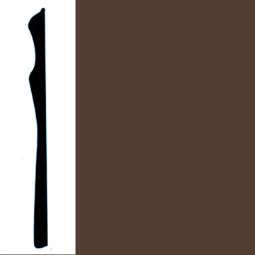 Picture of VPI Corp. - Low Dirt Retention Wallbase LDR3 4 1/2-inch Cappuccino