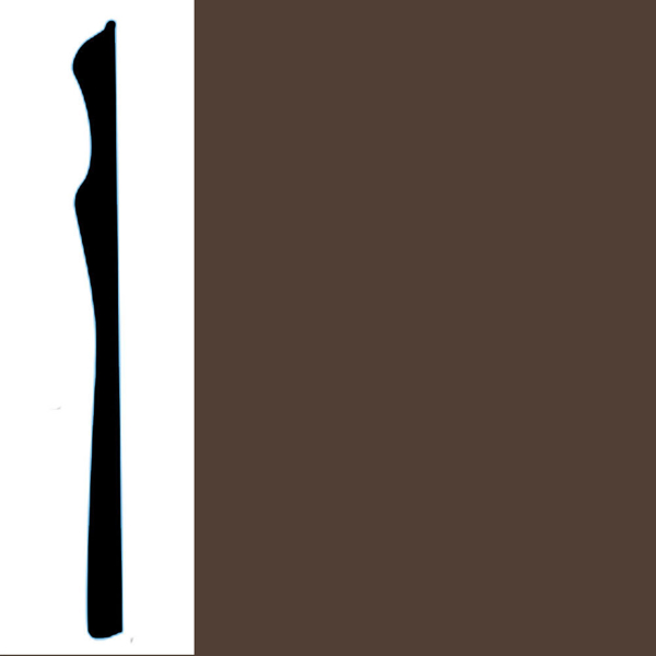 Picture of VPI Corp. - Low Dirt Retention Wallbase LDR3 4 1/2-inch Cappuccino