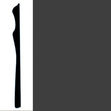 Picture of VPI Corp. - Low Dirt Retention Wallbase LDR3 4 1/2-inch Graphite