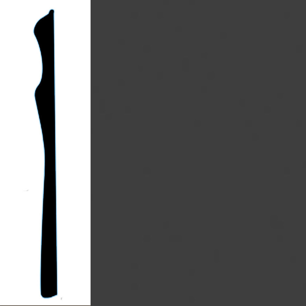 Picture of VPI Corp. - Low Dirt Retention Wallbase LDR3 4 1/2-inch Graphite