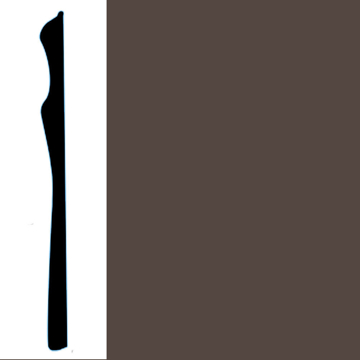 Picture of VPI Corp. - Low Dirt Retention Wallbase LDR3 4 1/2-inch Roasted Chestnut