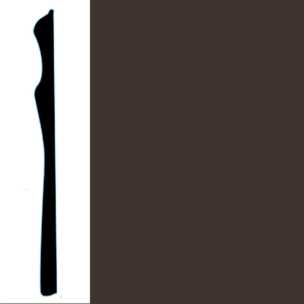 Picture of VPI Corp. - Low Dirt Retention Wallbase LDR3 6-inch Chocolate