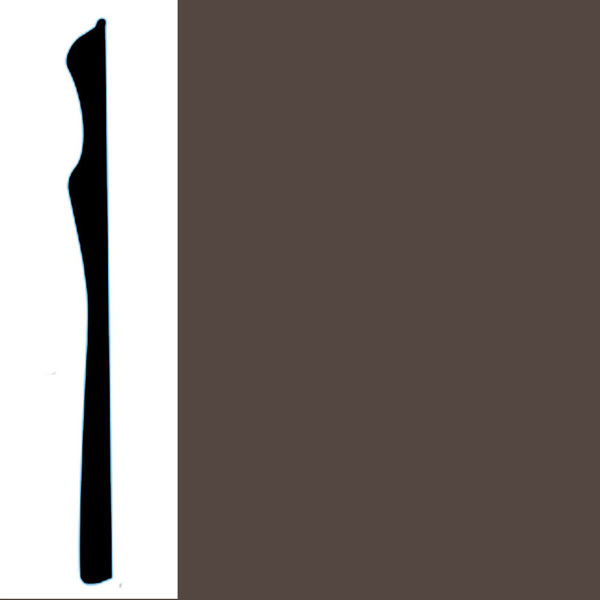 Picture of VPI Corp. - Low Dirt Retention Wallbase LDR3 6-inch Roasted Chestnut