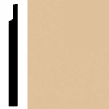 Picture of VPI Corp. - Low Dirt Retention Wallbase LDR8 4 1/2-inch Cafe Au Lait