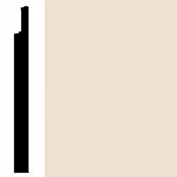 Picture of VPI Corp. - Low Dirt Retention Wallbase LDR8 4 1/2-inch Papyrus
