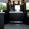 Picture of Roca - Rockart Mosaics Oval Nero Marquina Thassos