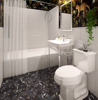 Picture of Roca - Rockart Mosaics Triangle Nero Marquina