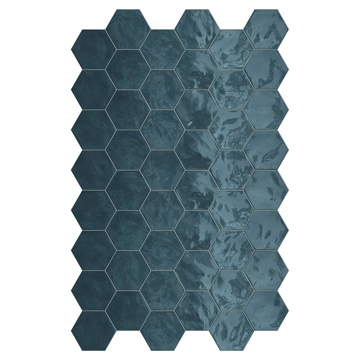 Picture of Terratinta - Hexa Wall Glossy Ocean Wave