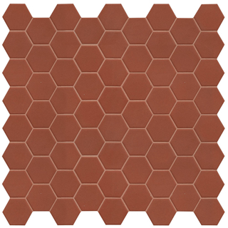 Picture of Terratinta - Hexa Matt Mosaic Rusty Red