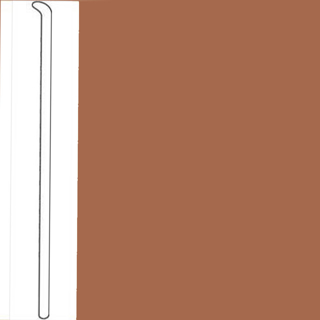 Picture of Tarkett - Traditional Wall Base Toeless 1/8 2 1/2 Inch Red Clay