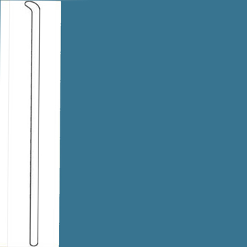 Picture of Tarkett - Traditional Wall Base Toeless 1/8 4 Inch Dream Teal