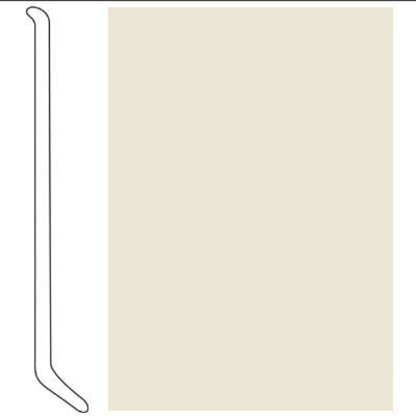 Picture of Johnsonite - Baseworks ThermoSet 4 with Toe Wall Base Bone White