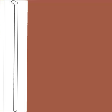 Picture of Tarkett - Traditional Wall Base Toeless .080 2 1/2 Inch Sailor Red