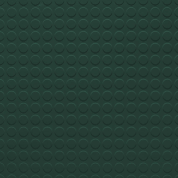 Picture of Johnsonite - Solid Colors Raised Round .125 Hunter Green