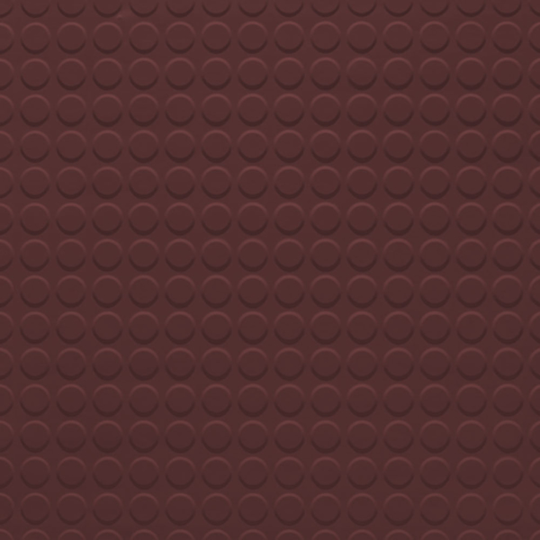 Picture of Johnsonite - Solid Colors Raised Round .155 Burgundy