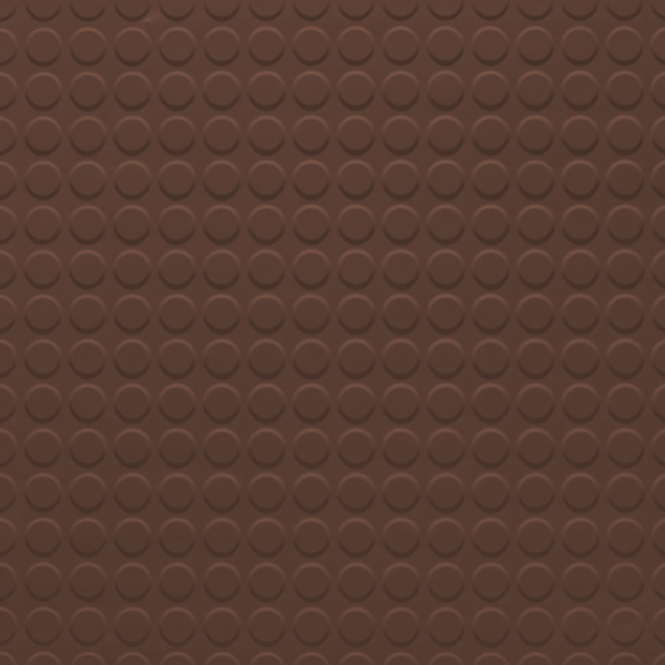 Picture of Johnsonite - Solid Colors Raised Round .155 Cinnamon