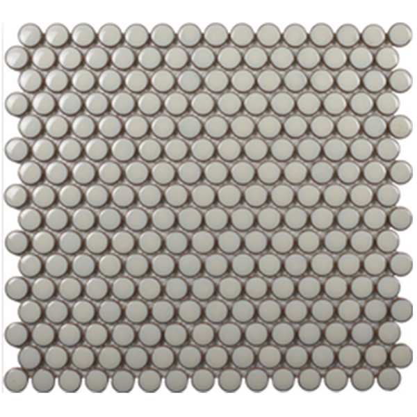 Picture of Roca - CC Mosaics Plus Cream Bright Pennyround