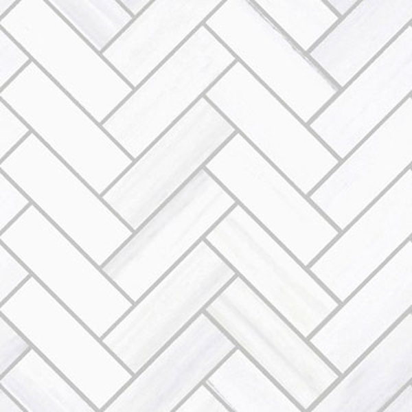 Picture of SantAgostino - Themar Mosaic Herringbone Blanco Lasa