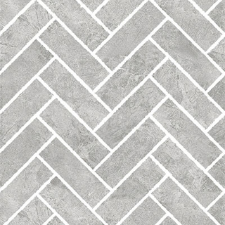 Picture of SantAgostino - Themar Mosaic Herringbone Grigio Savola