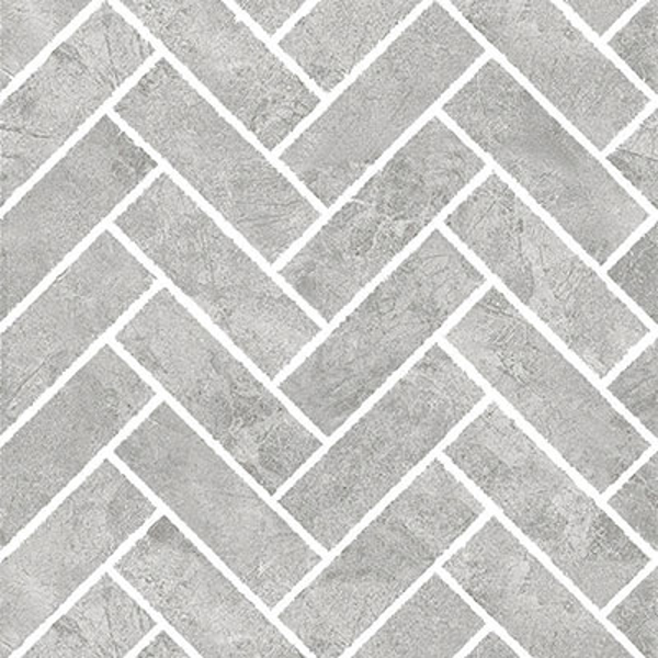 Picture of SantAgostino - Themar Mosaic Herringbone Grigio Savola