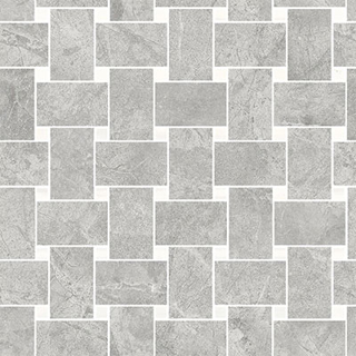 Picture of SantAgostino - Themar Mosaic Weave Grigio Savola