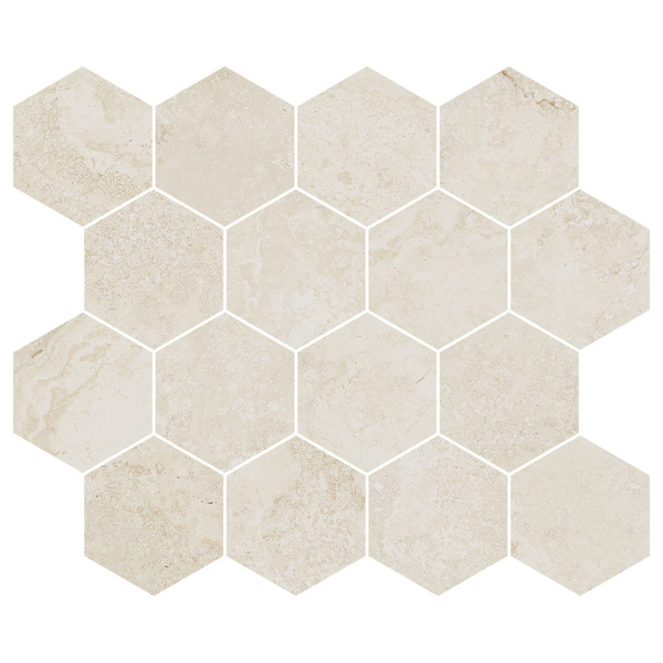 Picture of Cerdomus - Tibur Hexagon Mosaic Bianco