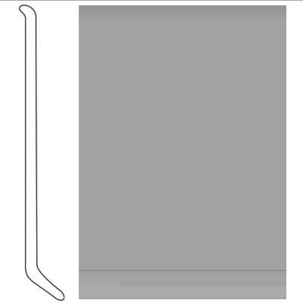 Picture of Tarkett - Traditional Wall Base with Toe 1/8 4 Inch Silver Grey