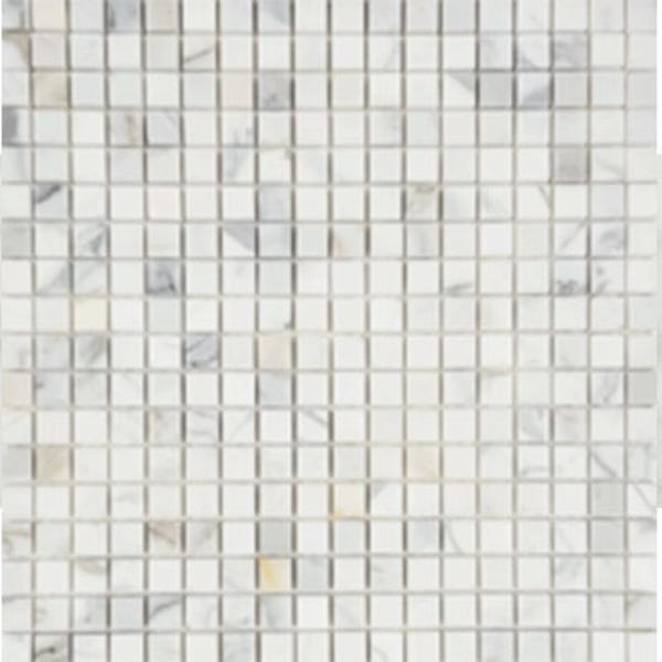 Picture of Tesoro - Metropolitan Stone Mosaic 5/8 x 5/8 Calacatta Gold