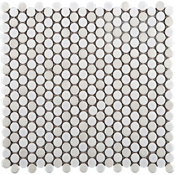 Picture of Emser Tile - Confetti II Penny Round White