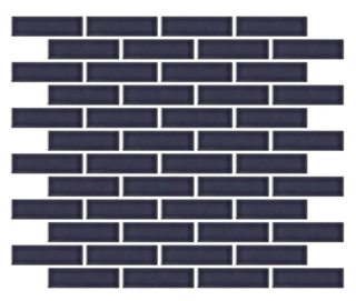 Picture of Emser Tile - Savvy Offset Mosaic Navy