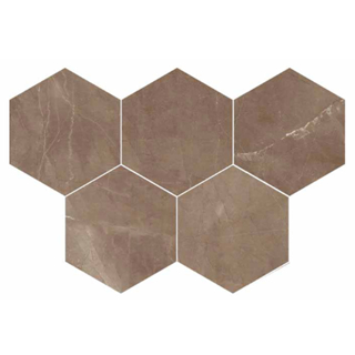 Picture of Florim USA - Luxury Hexagon Mosaic Polished Amani Bronze