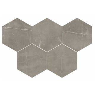 Picture of Florim USA - Luxury Hexagon Mosaic Polished Amani Grey