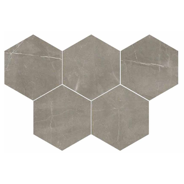 Picture of Florim USA - Luxury Hexagon Mosaic Polished Amani Grey