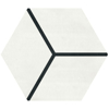 Picture of Daltile - Bee Hive Medley Decos Cube Positive