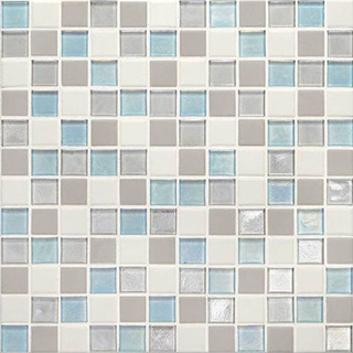 Picture of Daltile - Keystones Coastal 1 x 1 Mosaic Mediterranean Mist