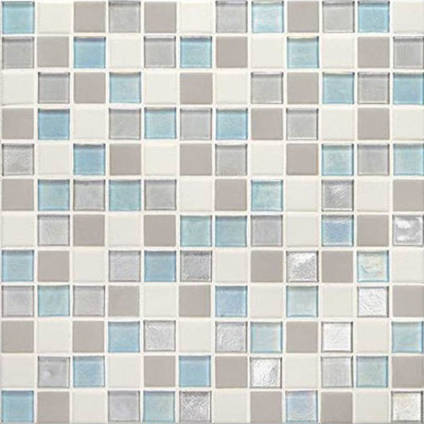 Picture of Daltile - Keystones Coastal 1 x 1 Mosaic Mediterranean Mist
