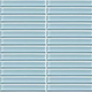 Picture of Daltile - Color Wave Classic Colors Mosaic 1 x 6 Blue Lagoon