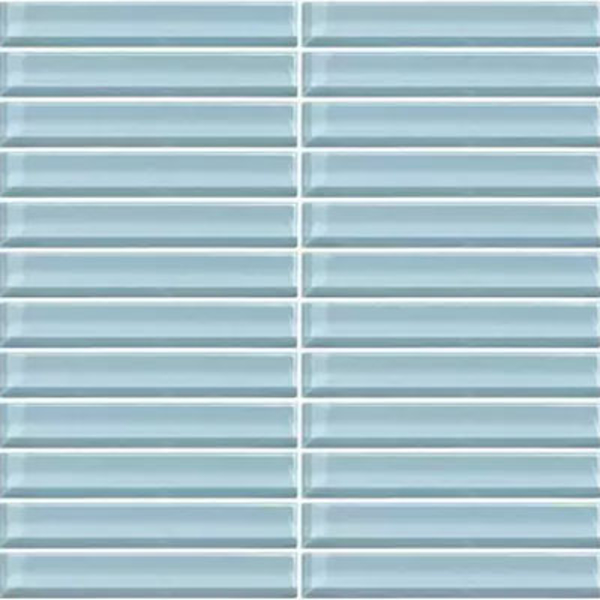 Picture of Daltile - Color Wave Classic Colors Mosaic 1 x 6 Blue Lagoon