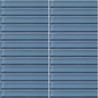 Picture of Daltile - Color Wave Classic Colors Mosaic 1 x 6 Twilight Blue