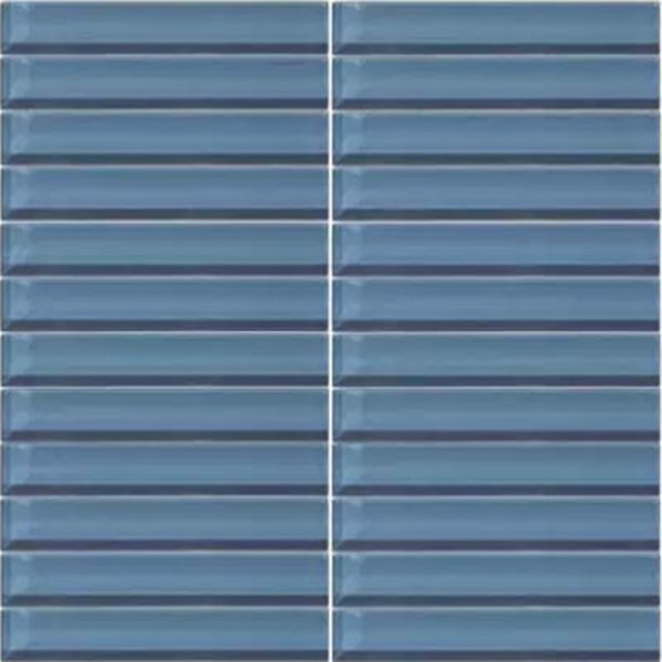 Picture of Daltile - Color Wave Classic Colors Mosaic 1 x 6 Twilight Blue