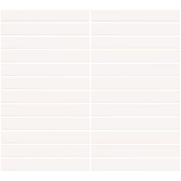 Picture of Daltile - Color Wheel Mosaic Straight Joint 1 x 6 Arctic White