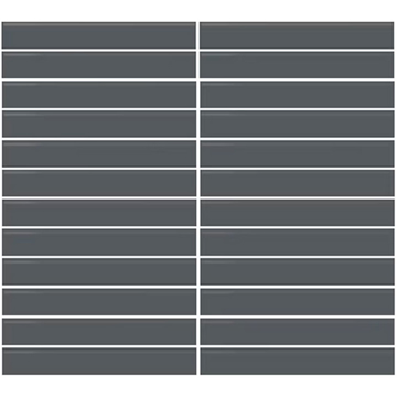Picture of Daltile - Color Wheel Mosaic Straight Joint 1 x 6 Chalkboard