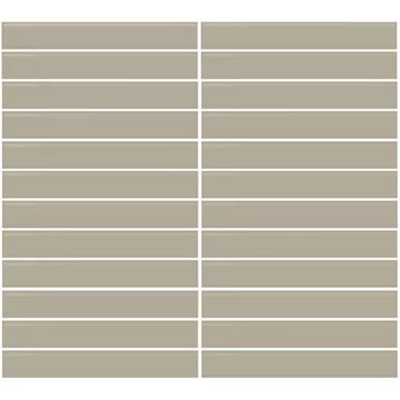 Picture of Daltile - Color Wheel Mosaic Straight Joint 1 x 6 Matte Architectural Gray