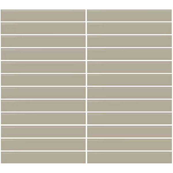 Picture of Daltile - Color Wheel Mosaic Straight Joint 1 x 6 Matte Architectural Gray
