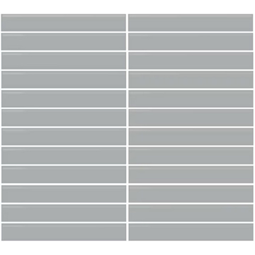 Picture of Daltile - Color Wheel Mosaic Straight Joint 1 x 6 Matte Desert Gray